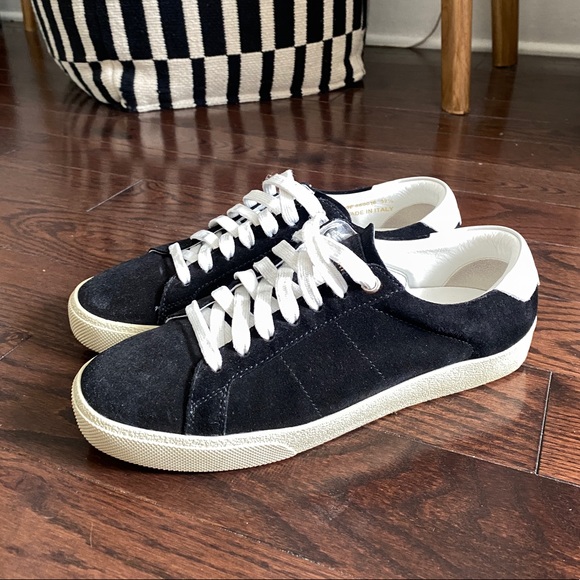 Saint Laurent Suede Sneaker YSL - Picture 2 of 8